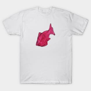 Pink fish design T-Shirt